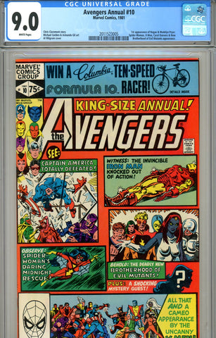 Avengers Annual #10 CGC graded 9.0 first Rogue SOLD!