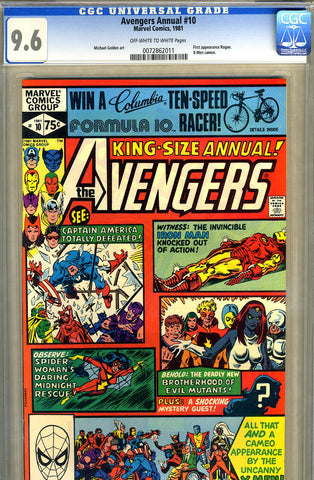 Avengers Annual #10   CGC graded 9.6 - SOLD
