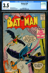 Batman #109 CGC graded 3.5 - Moldoff cover and art - SOLD!