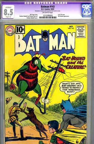 Batman #143   CGC graded 8.5 - SOLD