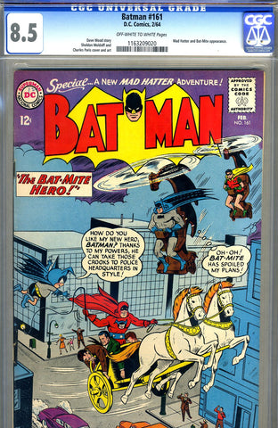 Batman #161   CGC graded 8.5 - SOLD!