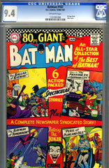 Batman #187   CGC graded 9.4 - Giant - SOLD