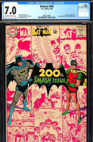Batman #200 CGC graded 7.0 - Neal Adams cover - SOLD!