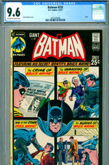 Batman #233 CGC graded 9.6  Dick Giordano cover  Giant - SOLD!