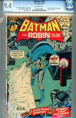 Batman #240  CGC graded 9.4 Neal Adams cover SOLD!