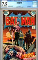 Batman #244 CGC graded 7.5 Ras Al Ghul & Talia appearance - SOLD!
