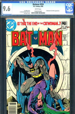 Batman #324 CGC graded 9.6  Catwoman cover/story - SOLD!