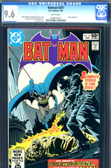 Batman #331 CGC graded 9.6 - Talia appearance - SOLD!