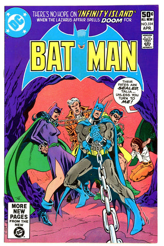 Batman #334 VERY FINE- 1981