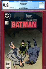 Batman #404 CGC graded 9.8 - HG  "Year One" storyline begins - SOLD!