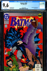 Batman #492 CGC graded 9.6 - Kelly Jones cover