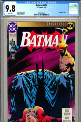 Batman #493 CGC graded 9.8 - HIGHEST GRADED Kelly Jones cover SOLD!