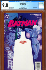 Batman #621 CGC graded 9.8 - Risso art - Johnson cover - SOLD!