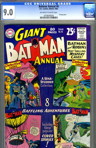 Batman Annual #6   CGC graded 9.0 - SOLD