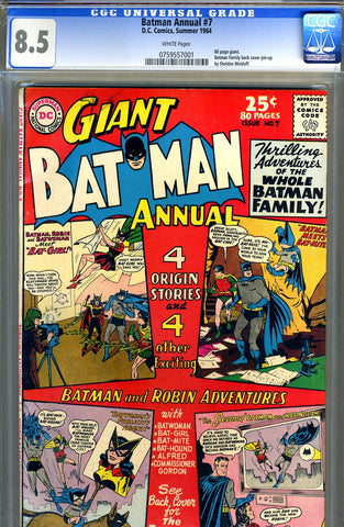 Batman Annual #7   CGC graded 8.5 - SOLD
