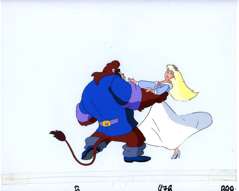 Original production cel -"Beauty & the Beast"- by Golden Films 016