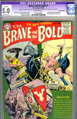 Brave and the Bold #01   CGC graded 5.0 - SOLD