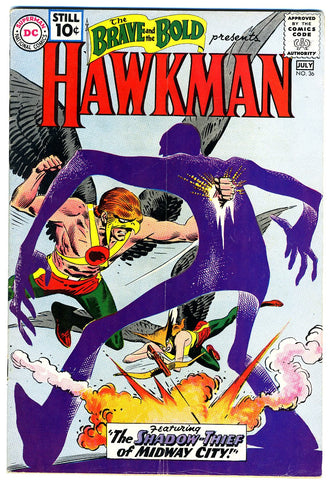 Brave and the Bold #36   VG/FINE   1961 - Hawkman