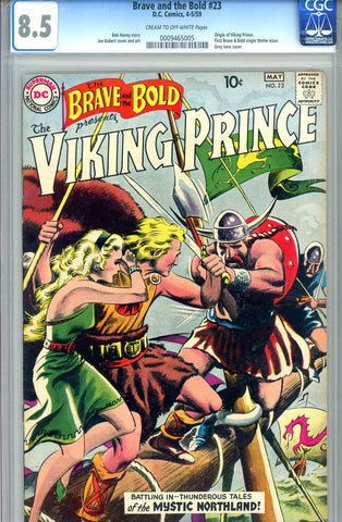 Brave and the Bold #023   CGC graded 8.5  Org Viking Prince - SOLD!