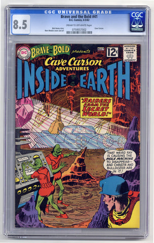 Brave and the Bold #041  CGC graded 8.5   Cave Carson - SOLD!