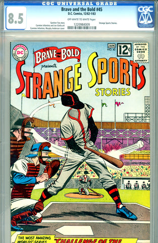Brave and the Bold #045  CGC graded 8.5   first issue of series SOLD!