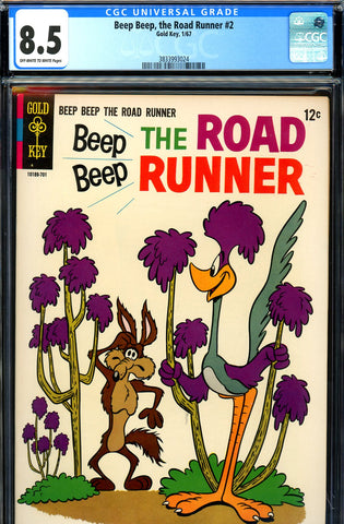 Beep Beep, The Road Runner #02 CGC graded 8.5 - SOLD!