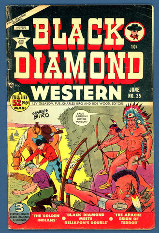 Black Diamond Western #25   VG/FINE  1951