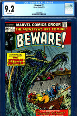 Beware #07 CGC graded 9.2 - fourth highest graded