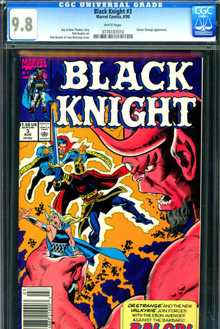 Black Knight #3 CGC graded 9.8 - HIGHEST GRADED - SOLD!