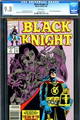 Black Knight #4 CGC graded 9.8 - SINGLE HIGHEST GRADED - SOLD!