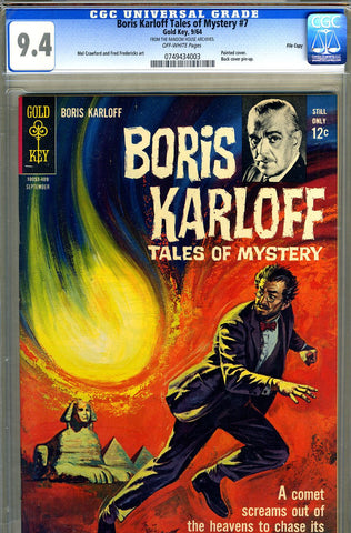 Boris Karloff Tales of Mystery #7   CGC graded 9.4 - HIGHEST GRADED - SOLD!