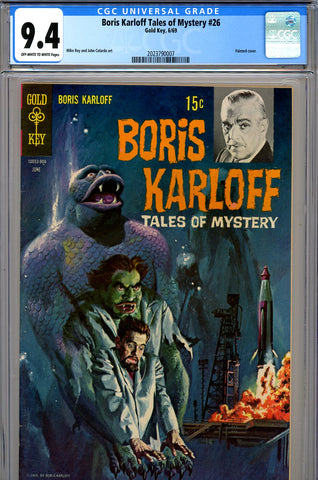 Boris Karloff Tales of Mystery #26 CGC graded 9.4 SOLD!