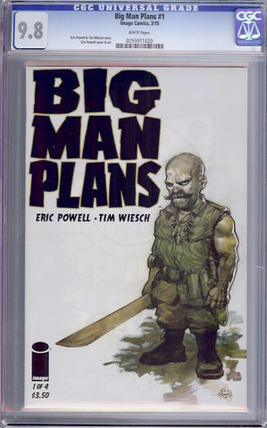 Big Man Plans #1  CGC graded 9.8 - HIGHEST GRADED - SOLD!