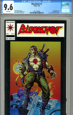 Bloodshot #1 CGC graded 9.6 - chromium cover SOLD!