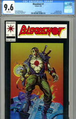 Bloodshot #1 CGC graded 9.6 - chromium cover SOLD!