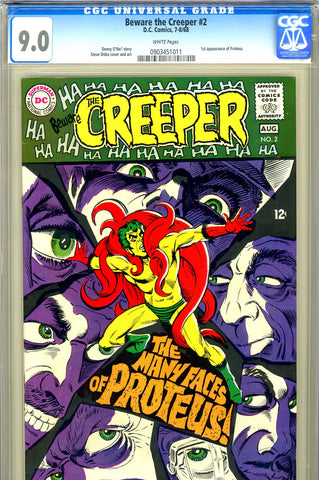 Beware the Creeper #2 CGC 9.0 - first appearance of Proteus - SOLD!