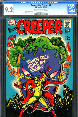 Beware the Creeper #4 CGC 9.2 - Ditko cover and art - SOLD!