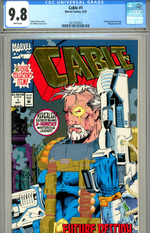 Cable #1 CGC graded 9.8 wraparound cover - SOLD!