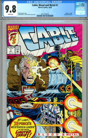 Cable: Blood and Metal #1 CGC graded 9.8 vs Stryfe