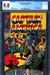 Captain America #101 CGC graded 9.0  Red Skull c/s  SOLD!