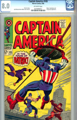 Captain America #105  CGC graded 8.0 SOLD!