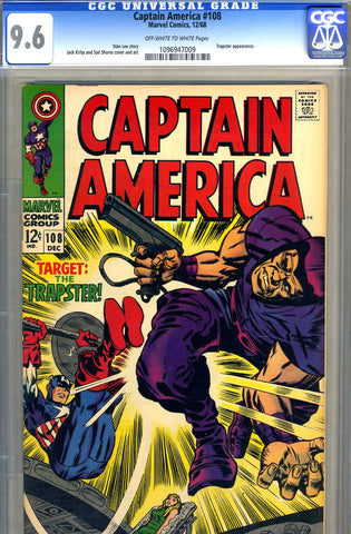 Captain America #108   CGC graded 9.6  SOLD!