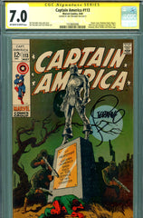 Captain America #113 CGC graded "Signature Series" - SOLD!