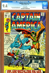 Captain America #127 CGC graded 9.4 Nick Fury cover/story - SOLD!