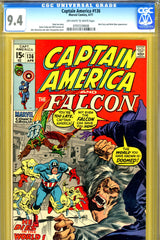 Captain America #136 CGC graded 9.4 Nick Fury/Mole Man appearance - SOLD!