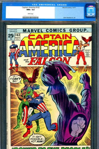 Captain America #143 CGC graded 9.6 Red Skull/Nick Fury - SOLD!