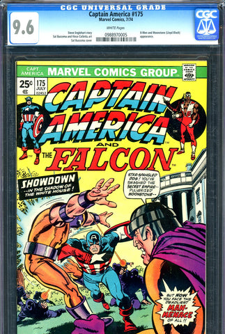 Captain America #175 CGC graded 9.6  X-Men crossover - SOLD!
