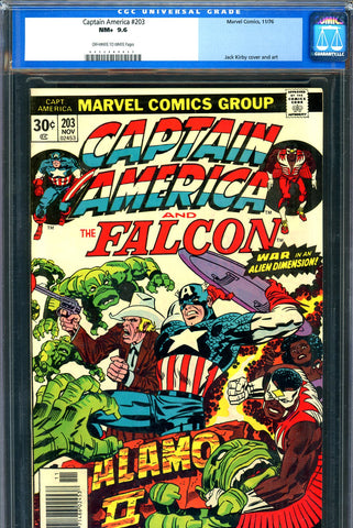 Captain America #203 CGC graded 9.6  Jack Kirby c/s/a - SOLD!