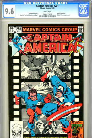 Captain America #281 CGC graded 9.6  classic cover - SOLD!
