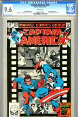 Captain America #281 CGC graded 9.6  classic cover - SOLD!